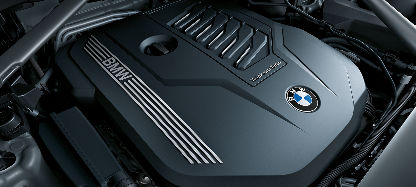 BMW X7 SUV G07 BMW TwinPower Turbo BMW TwinPower Turbo engine, close-up G07